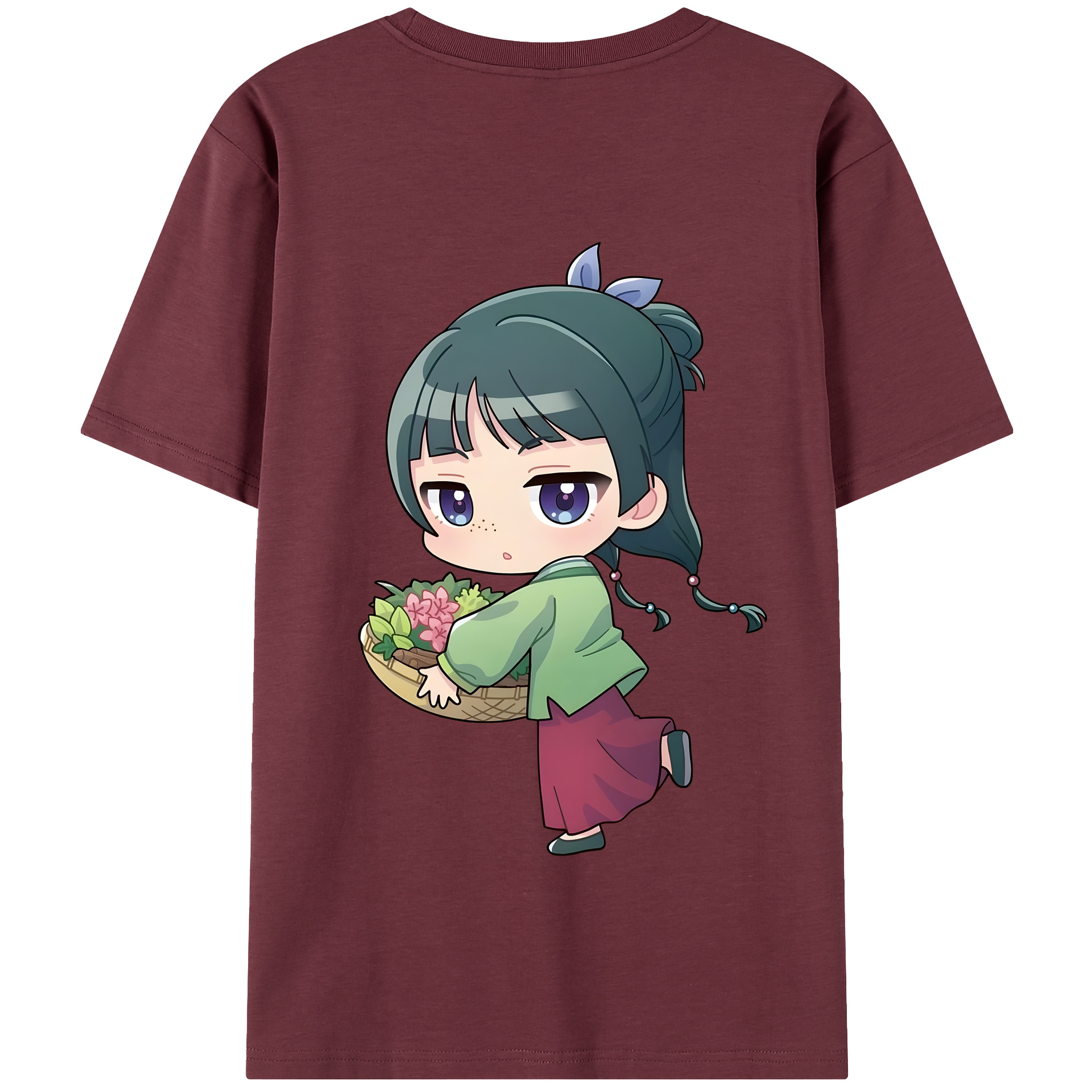 （画像用） 薬屋のひとりごと The Apothecary Diaries 綿100％半袖Tシャツ（背面プリント）